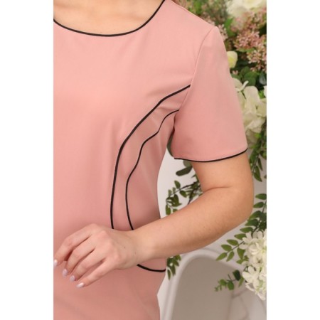 Female dress, size 54, peach color-2
