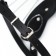 Mercorizer Metal No. 2 with a tripartite strap, pressed skin, black