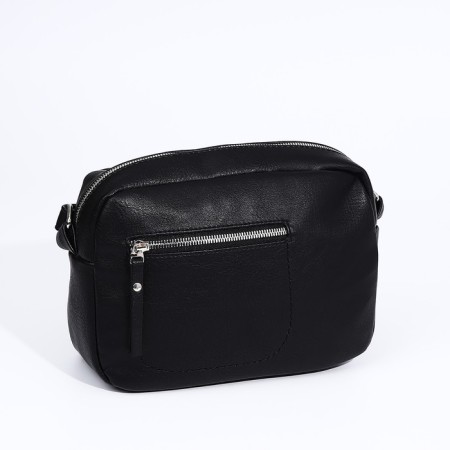 Bag-Bodi Boda Vita with a zipper, black color-1
