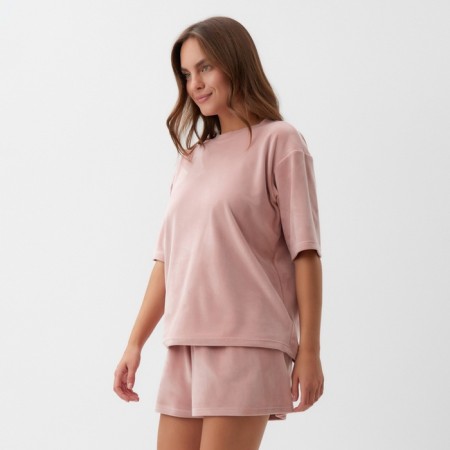 Women's costume (T -shirt and shorts) KAFTAN PLUSHY p. 52-54, pink-2