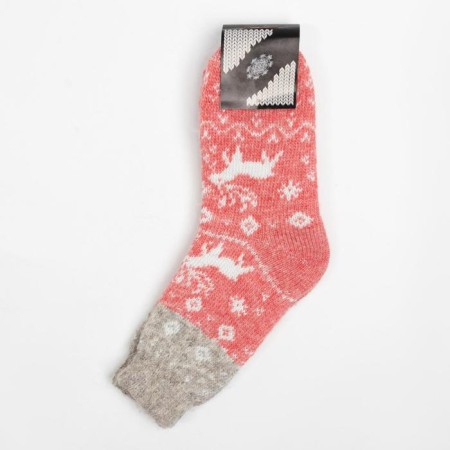 Women's socks, red color, size 25-2