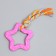 Chewing toy with a rope "Star with a tail", pink