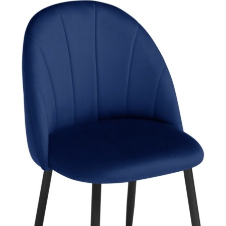 STULL OF A MARAL CARKASAS Logan Metal/velor, Black/Blue 48x52x82 cm-4