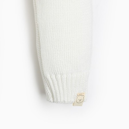 Pants knitted crumb I, height 74-80 cm, milk color-2