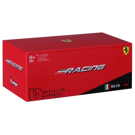 Racing machine Bburago Ferrari 308 GTB 1982, Die-Cast, 1:43-12