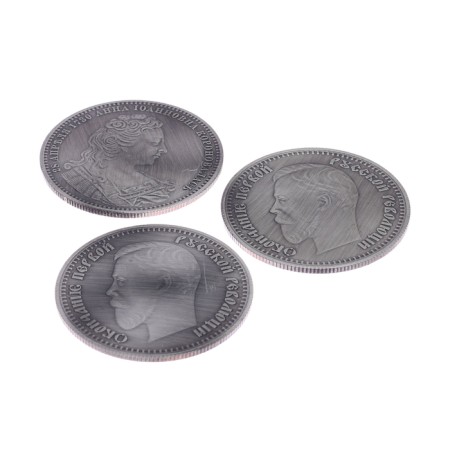 Panel Souvenir "For Love for the Fatherland" with coins-6