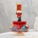 New Year. Musical souvenir "Nutcracker", three red, manual painting