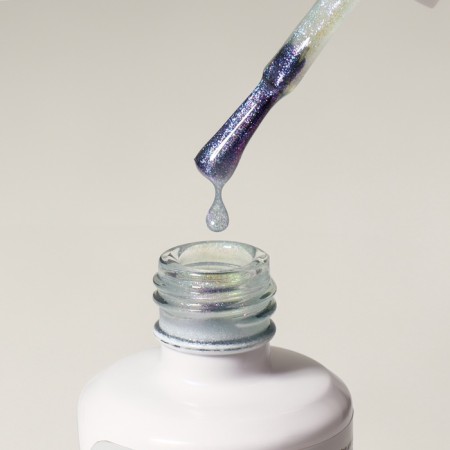 TOP Nails "Mermaid", with sparkles, 15 ml, LED/UV, purple, blue-1
