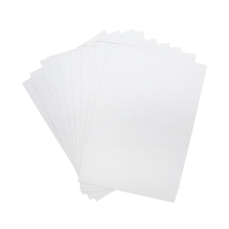 White cardboard A5, 16 sheets, non -moped, density 200 g/m2, in the folder-6