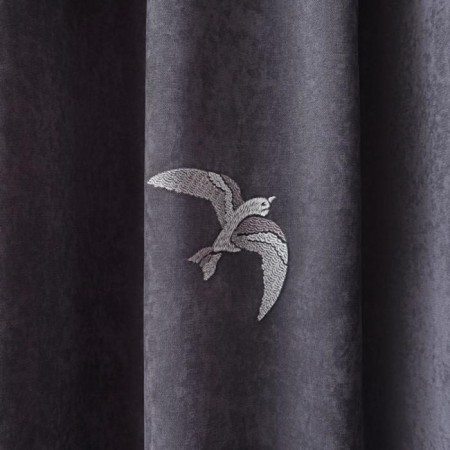 A set of curtains with Liberty selection, size 2x145x270 cm, dark gray color-3