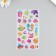 Plastic sticker "Beasts/Underwater residents" MIX 9.5x17.5 cm