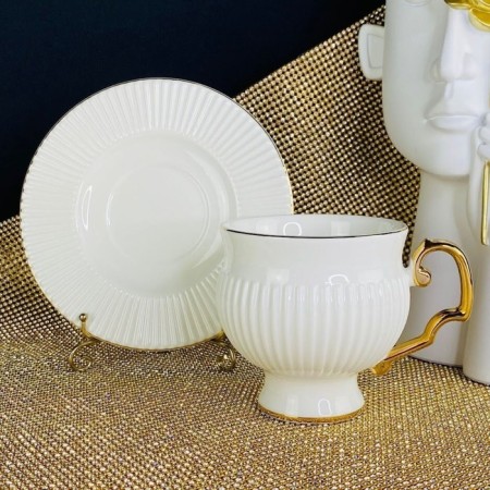 Tea set of Lenardi, porcelain, 280 ml, 12 items