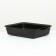 Toilet with a grid, 35.5x26x7 cm, black