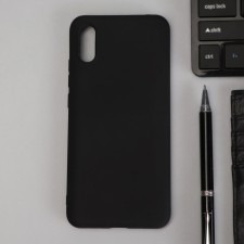Case for Xiaomi Redmi 9a, silicone, matte, black