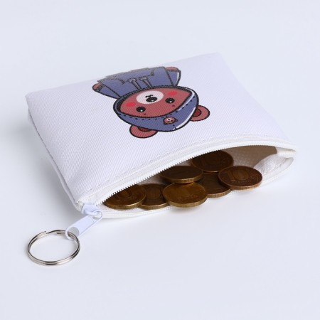 Monetnik's wallet with a zipper, color mix-4