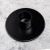 Circle Circle Circle for 1 candle, 7x3 cm, black muars