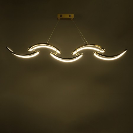 Lamp with PDD "Jenny" LED 80W 3000-6000k gold 140x18.5x12-112 cm-7