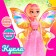 Doll "Fairy Tale" with wings, mix