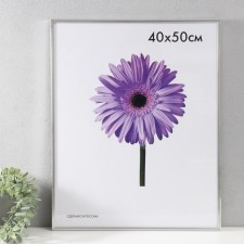 Photo frame plastic LIDA 40x50 cm silver