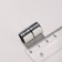 Magnetic lock lock, l = 20 mm, d (internal) = 12 mm, (set 2 pcs.), Silver color