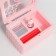 Musical Mechanical Bicycle Music Casket Pink 12.5x17.5x8 cm
