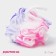 Body washcloth two -tone shade, 25 g, pink color
