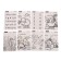 3D “Bunny” drawing tablet, with handles and cards, mix color