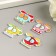 A set of buttons of decorative wood "helicopters" set 10 pcs mix 2x2.8 cm