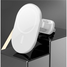 The car holder X19, wireless charging, compatible with Magsafe, 15 W, white