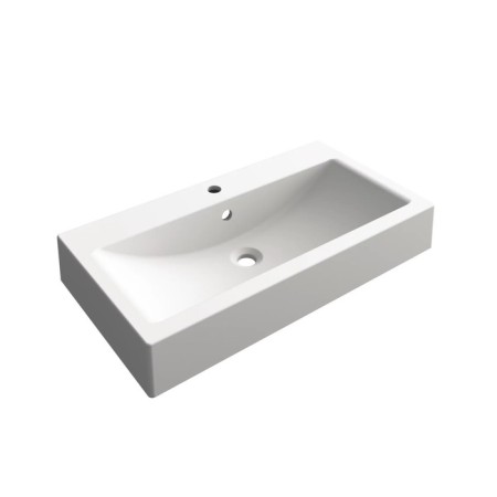 Paola Daria shell, half -vested, 80 cm, rectangular