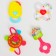 A set of rattles "Sweets", with elastic elements, 4 pcs