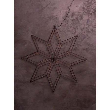 Figure Supported Frosty Frosty "Snowflake", 74x74x2, 300 LED, 220V, glow warm white-1
