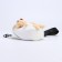 Baby bag over the shoulder with a toy, white color