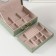 Casket to the leatherette for jewelry "Case. Chess" Green 17.5x24x9 cm