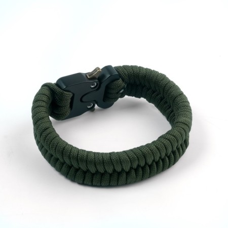 Bracelet-pair "Cobra" Green, 25cm-2