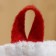 Bath cap with applique "King", red