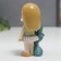 Polystone souvenir "Baby with bubble and cacti" MIX 10x4x6 cm