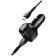 Hoco Z36, 2 USB car charger - 2.4 A, Type -C cable, 1 m, black