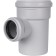 The sewer tee stout SKB-0016-115887, 110 x 58 mm, 87.5 °, silent