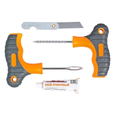 Remkomplekt for b/to tires AIRLINE, in the case, rubberized handles-1