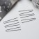 Hair hairpin "Narodnaya" 6.3 cm, black (set 10pcs)