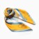 Women's scarf minku 70*70 cm, mustard