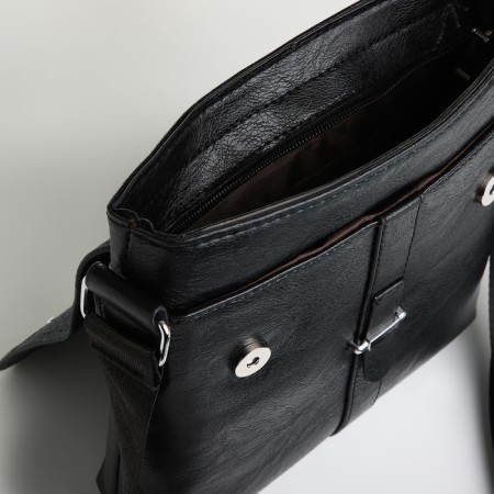 Male bag, black color-4