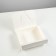 The box is folding, white, 21 x 15 x 5 cm