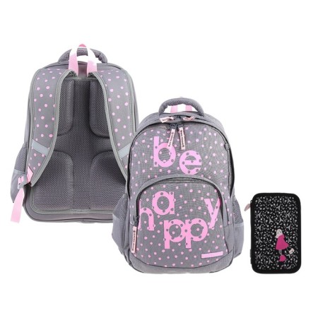 School backpack Bruno VisConti, 40 x 30 x 16 cm, ergonomic back, be happy, penalty penis
