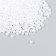 Set of beads "needlework" plastic, diameter 3 mm, 25 g, snow-white