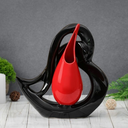 VAZ Coramics Table "drop" heart, 24x24.5 cm, mix