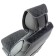 Frame caps for the front seats Car Performance, 2 pcs, alcantara, rhombus, black and blue