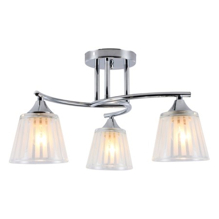 Ceiling lamp 3x60W E27, size 44x44x26 cm-2