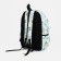 Youth backpack made of textiles, external pocket, turquoise color